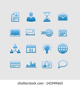 Business icon set