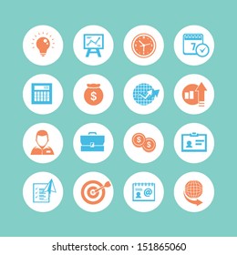 Business icon set