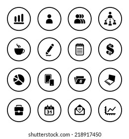 Business icon set