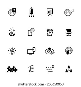 Business icon set