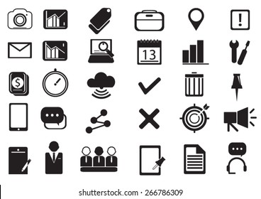 business icon set