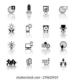 Business icon set