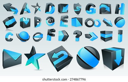 Business icon set