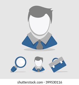 Business icon set