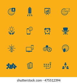 Business icon set