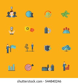 Business icon set 