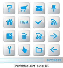 Business icon set