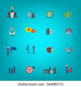 Business icon set