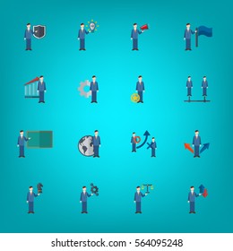 Business icon set