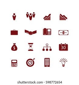 Business icon set