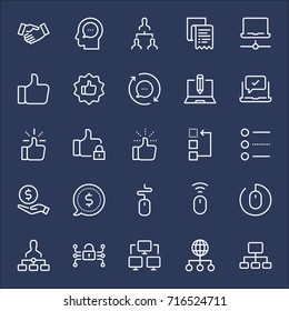 Business icon set