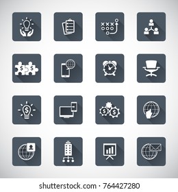 Business icon set