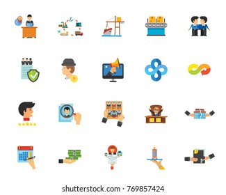 Business icon set