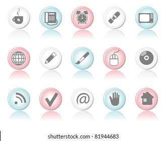 Business icon set