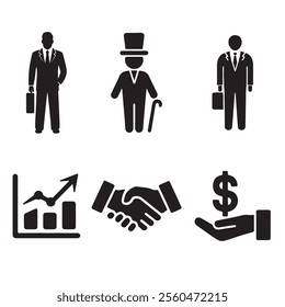 Business Icon Set Bundle - Modern, Professional, and Versatile Icons for All Projects