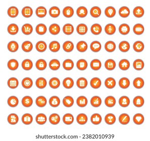 business icon set, color icon, new icon, communication icon