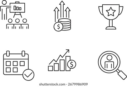 Conjunto de Ícones Comerciais. Traçado editável. Ilustração vetorial em fundo branco1.eps

