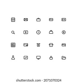 The business icon set is great for presentations and can be applied to a variety of things