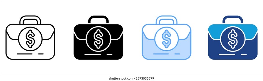 Business Icon Set Multiple Style Collection