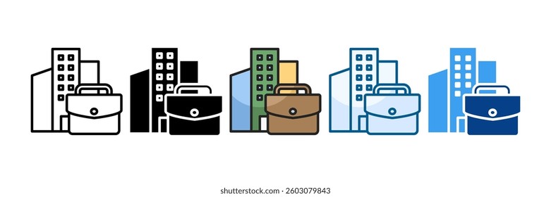 Business Icon Set Multiple Style Collection