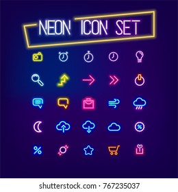 Neon Icon Images Stock Photos Vectors Shutterstock