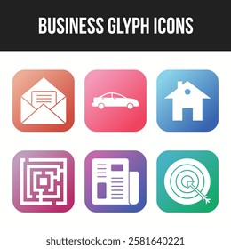 Business icon set for personal and commecal use