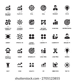 Conjunto de iconos de negocios, trabajo en equipo y conjunto de iconos de línea delgada. Contiene colección de íconos como redes sociales, procesos comerciales, comercio, aprendizaje, compras, industria, Servicio al cliente.
