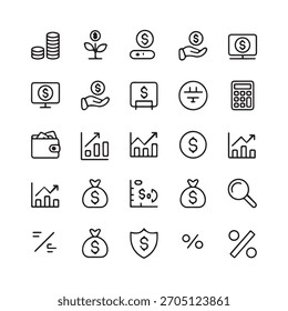 Conjunto de iconos de negocios, trabajo en equipo y conjunto de iconos de línea delgada. Contiene colección de íconos como redes sociales, procesos comerciales, comercio, aprendizaje, compras, industria, Servicio al cliente.
