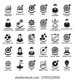 Conjunto de iconos de negocios, trabajo en equipo y conjunto de iconos de línea delgada. Contiene colección de íconos como redes sociales, procesos comerciales, comercio, aprendizaje, compras, industria, Servicio al cliente.
