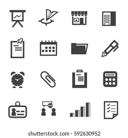 business icon set vector