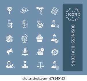 Business icon set, vector