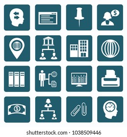 Business icon set vector design