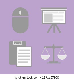 Business icon set. Vector format.