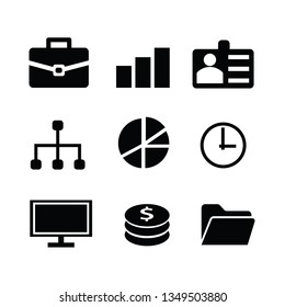 Business Icon Set Vector Illustration