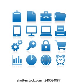 Business icon set / vector illustration 