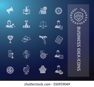 
Business icon set,vector