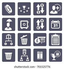 Business icon set,vector