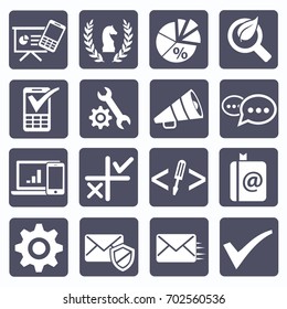 Business icon set,vector