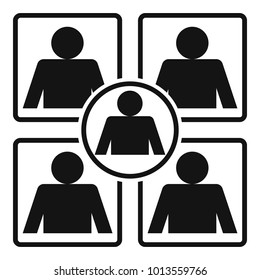 Business icon. Simple illustration of business vector icon for web