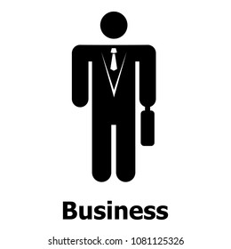 Business icon. Simple illustration of business vector icon for web