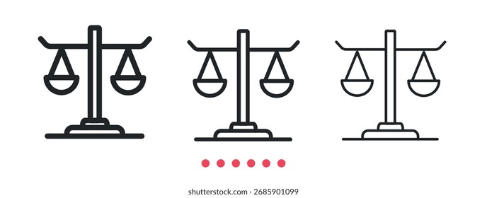 Geschäftssymbol. Dünne Linie Symbol Vektor