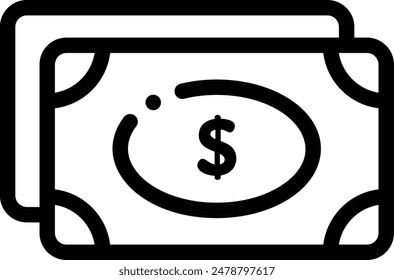 icono de negocio. Diseño De Estilo Lineal Delgado Aislado Sobre Fondo Blanco