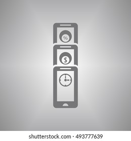  Business Icon. Vector.