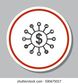 Business Icon Vector