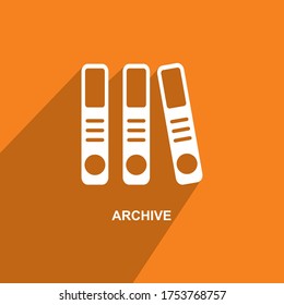 Business icon vector , Archive icon