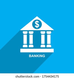 Icono de negocio vectorial, icono bancario