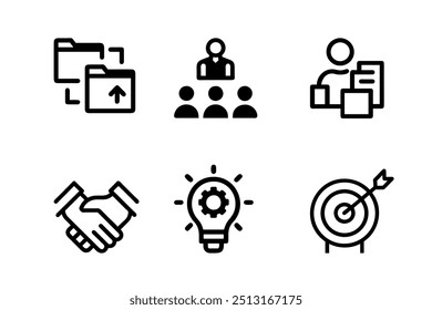 Business icon vector design for business related art