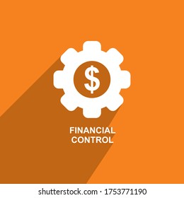 Business icon vector , Financial control icon