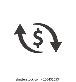 Business icon, vector, flat design