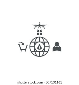 Business Icon Vector flat design style
